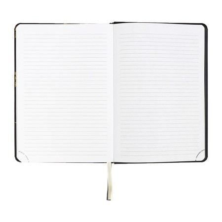 The diary is low, A5, 136 sheets, leatherette, Devente. Tropicana, solid cover, foil embossing, perforation, liesse, block 70%, black-9