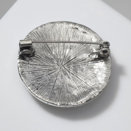Brooch "Scandinavia" cross, the color of black silver-1