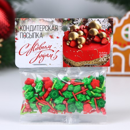 Confectionery Sprinking "New Year's Omela", 20 g-1