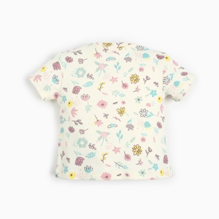 T-shirt Troshka I'm Flower, height 86-92 cm, beige-3