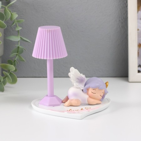 Souvenir plastic light "Sleeping baby-angel" mix 10.8x10.5x11 cm-2