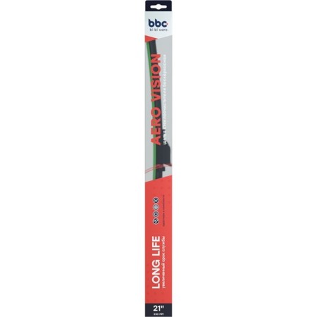Bibicare wiper brush, frameless, adapters included, 530 mm