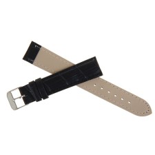 Solomon watch strap, 18 mm, eco-leather, L-19 cm, black