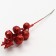 Decorative berries on a stick, red, 4.5 × 4.5 × 20 cm