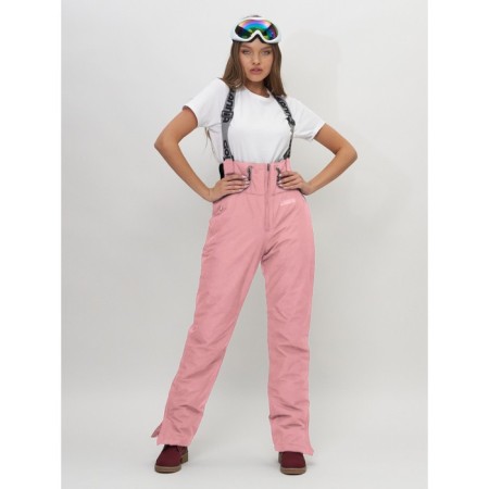 Ski -loving trousers, size 42, pink color-1
