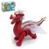 Dinosaur "Dragon", works on batteries, light and sound effects, red color