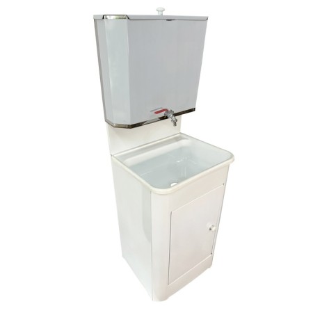 The washbasin is "summer cottage", without AVN, the tank stainless steel, layer. Moika, Crane Plastic, 30l, White-2