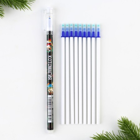 Set the handle write-stool and rods “It's time to make wishes”, blue paste, 0.5 mm-1