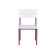 Children's growing chair "Fairy" "My Baby", 0-1 group, color white-violet