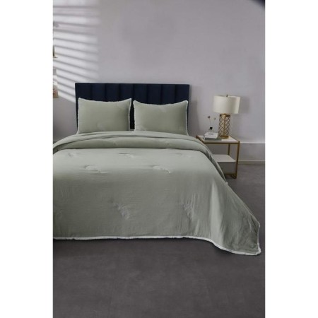 A set with a bedspread "Naomi", size 230x250 cm, 50x70 cm - 2 pcs, beige color-1