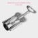 Dilan's corkscrew "Idea", 18 cm, silver color