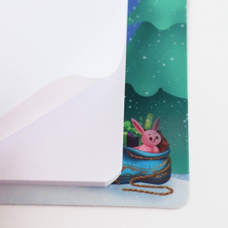 Gift New Year's set: notebook and mini pen, 32 sheets "Happy New Year!"-4