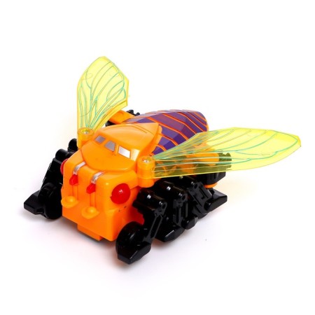 A set of inertial robots “Team of insects”, transforms, gather in one robot-10