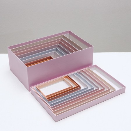 Set of boxes 10 in 1, gift packaging, “delicate”, 12 x 7 x 4 - 32.5 x 20 x 12.5 cm-7