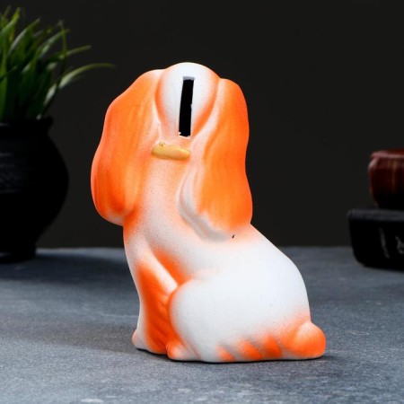 Poodle piggy bank 7x10x15cm-2