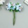 Flowers for decorating "Iris" Blue 1 bouquet = 6 colors 9 cm
