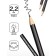 Pencil Chernographic Erichkrause "Jet Black 100", HB, Grifel D = 2.2 mm, wood, hexagonal, in a tube