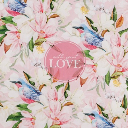 Glossy packaging “With love”, 70 x 100 cm-1
