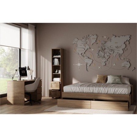 Box rolling under the Orion bed, 60 × 60 cm, the color of the sonoma oak-3