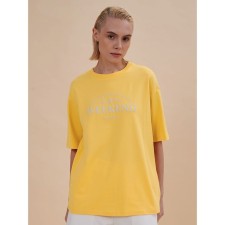 Футболка женская, размер M, цвет жёлтый