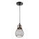 Lamp "Lamp" 1x60W E27 Black/Copper 12x12x18cm