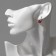 Earrings with “confetti” rhinestones Circle, Mix color in silver