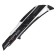 Chancellery knife, 18 mm, white, black blade