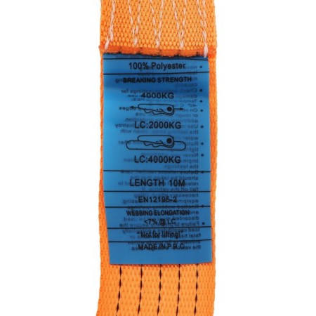 Cargo screed with a mechanism, tape width 50 mm, load 3000 kg, length 10 m-3