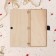 Wooden envelope "Let all dreams come true!" Handmade, light, clouds, 16.5x8 cm