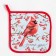 Kit kitchen winter birds mittens-output 20x28cm, 19x19cm severity, 100%hl