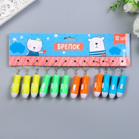 Flashlight light on the ring "pen" flashes mix 5x1x1 cm-6