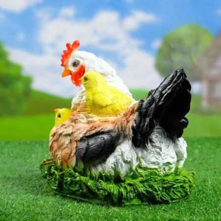 Garden figure "Chicken hen" 27x19x23cm-2