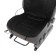 Heating the seat Skyway, with a back, 2 modes, black, 12 V, 2.5-3a, 115 x 52 cm