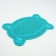 2-in-1 rug for a bowl/toilet for animals Figure, 40 x 25 cm, turquoise