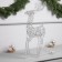 Figure Light "Gray Deer", 45x22x6 cm, 20 LED, AAX2 (not in set.), T/white