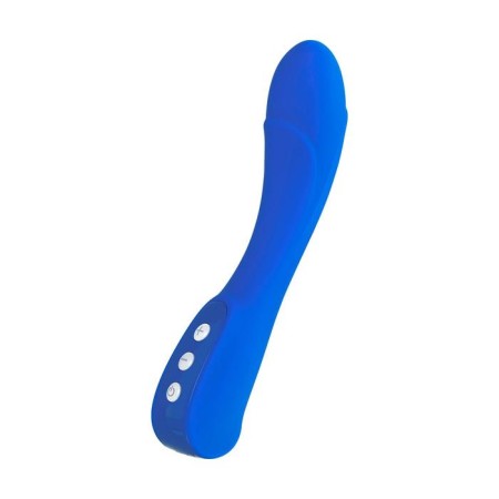 Vibrator L’Eroina by Toyfa Blury, 10 modes, silicone, blue, 18.5 cm, d = 3.4 cm-2
