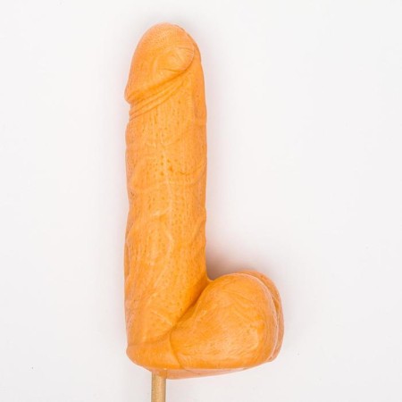 Caramel on the wand "Mega Mr.", orange, 140 g-1
