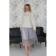 Female skirt, size 56, gray color