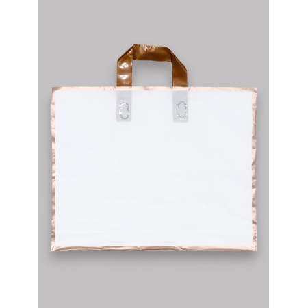 Package with a loop handle white 40 x 31 x 8 cm 80 μm