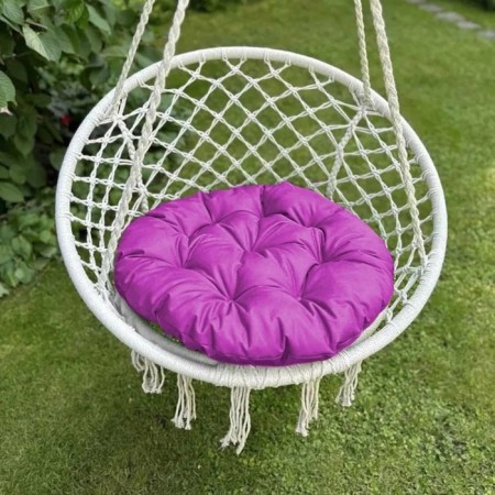Villy swing pillow, diameter 60 cm, purple color