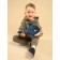 Soft toy "shark", blue color