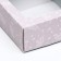 The box is self-assembly, the lid is, with the window, the "lightness" 14.5 x 14.5 x 6 cm