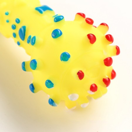 Brying toy "Small dumbbell" for dogs, 12.5 cm, yellow-2