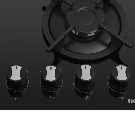 Honing surface Homsair HG641VBK, combined, 4 burners, black-8