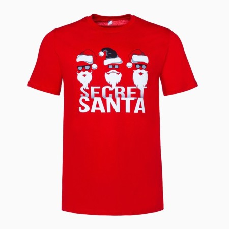 T -shirt male, red color, size 54-3