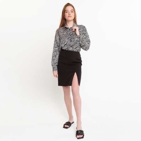 Female blouse, color h/b, zebra print, size 54-1