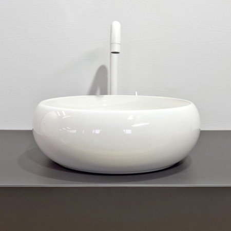 Comforty 113 liner shell, round, white color-2