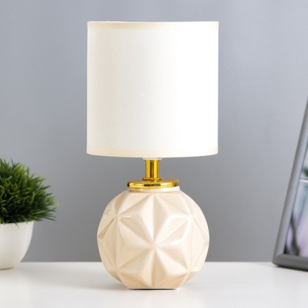 Julius table lamp E14 40W Beige 13x13x25 cm Risalux
