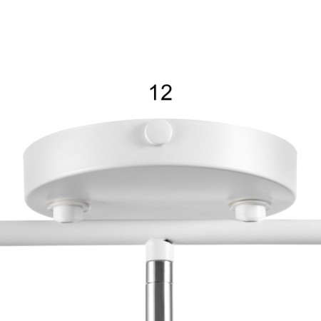 Louisiana lamp 3x60W E14 white/chrome-8