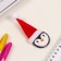 New Year of the setting icon with a cap d = 35 mm "Penguin" 6.5x11 cm